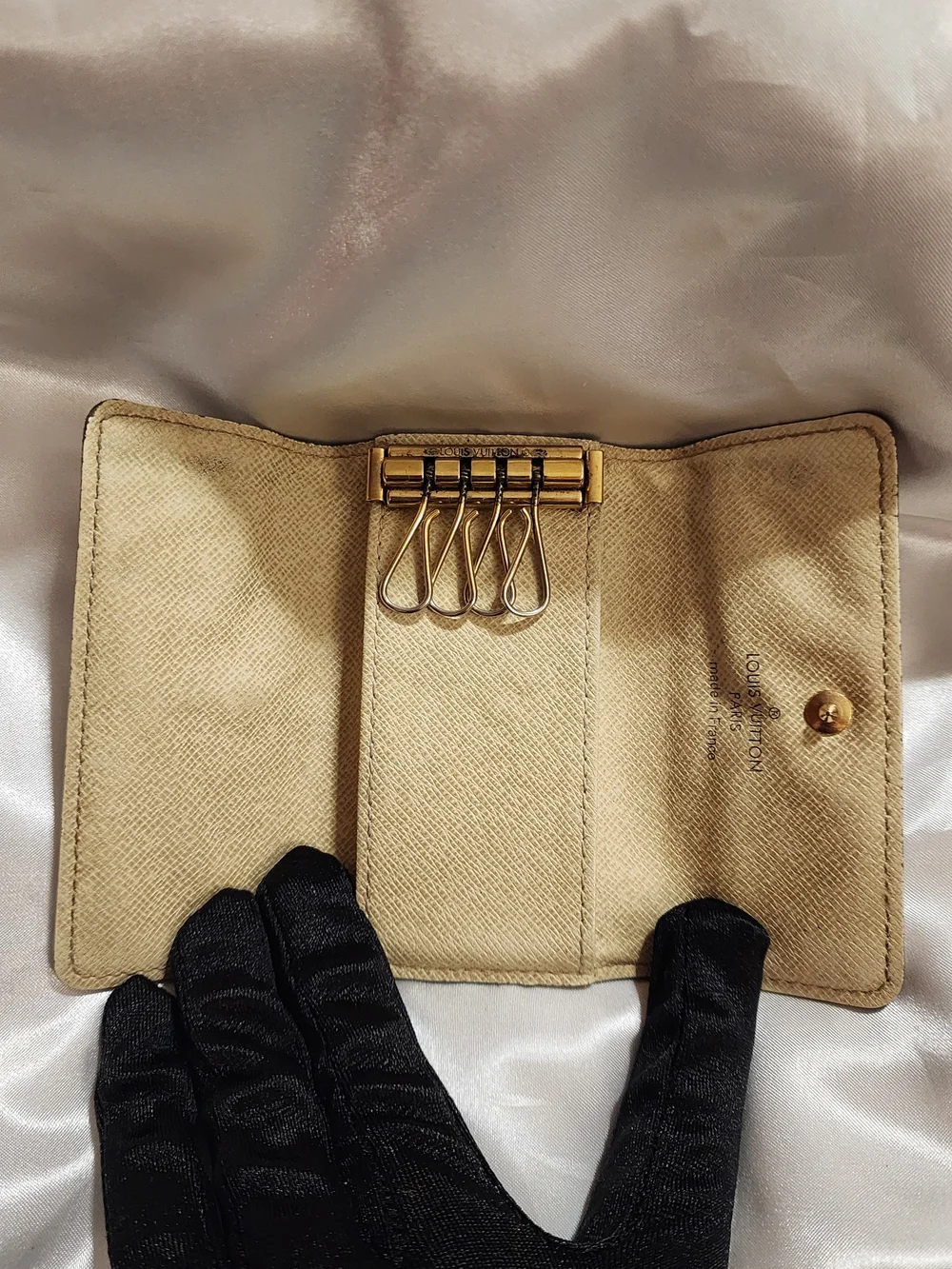 Louis Vuitton Damier Azur Key Holder